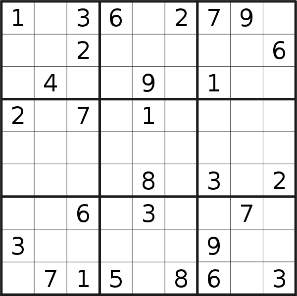 Sudoku puzzle for <br />Sunday, 22nd of February 2015