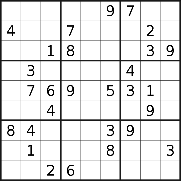 Sudoku puzzle for <br />Friday, 17th of February 2017