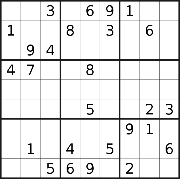 Sudoku puzzle for <br />Thursday, 14th of February 2019