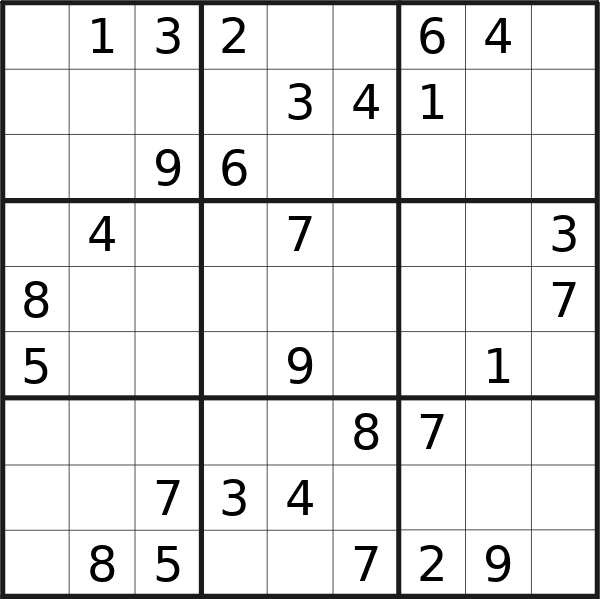 Sudoku puzzle for <br />Tuesday, 27th of February 2024