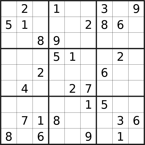 Sudoku puzzle for <br />Wednesday, 28th of February 2024