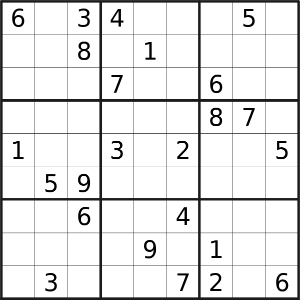 Sudoku puzzle for <br />Thursday, 4th of April 2024