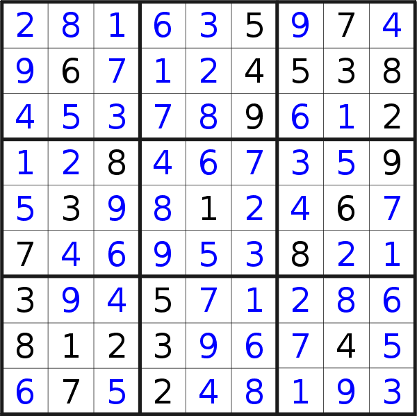 Sudoku solution for puzzle published on Tuesday, 5th of May 2015