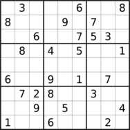 sudoku puzzle published on 2024/03/18