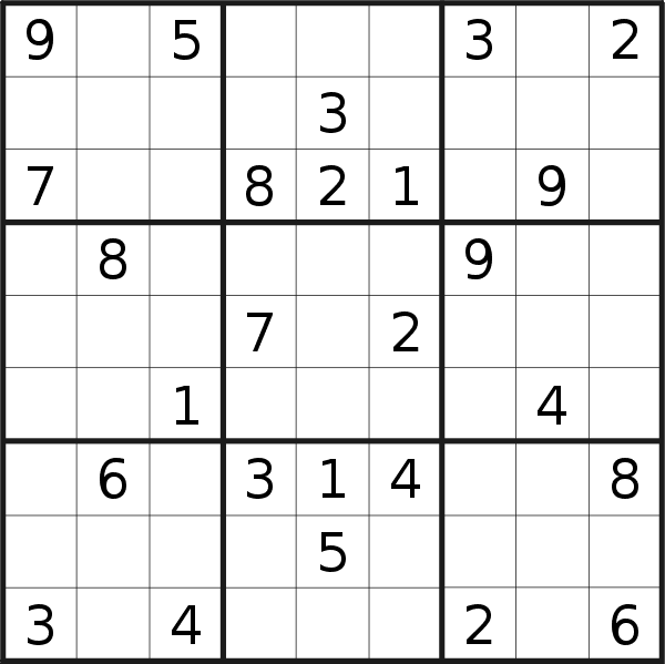 Sudoku puzzle for <br />Tuesday, 12th of January 2021