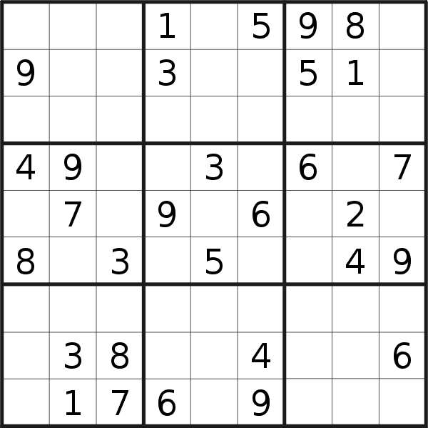 Sudoku puzzle for <br />Tuesday, 19th of October 2021