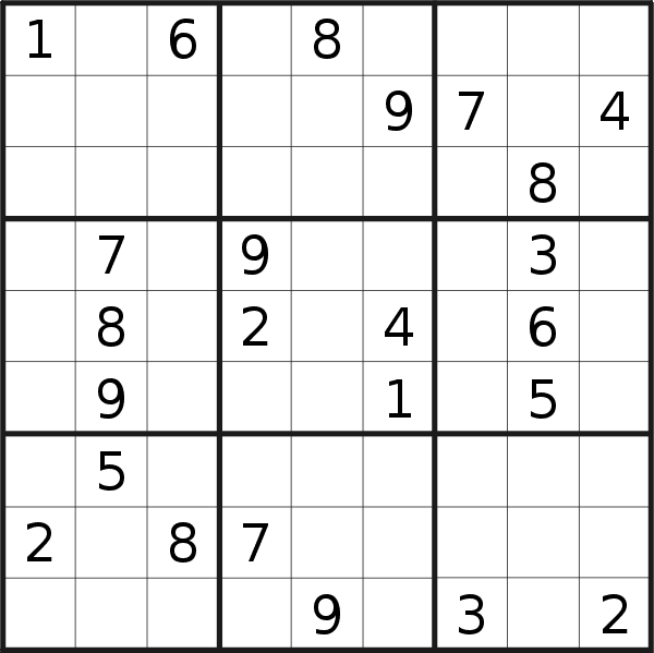 Sudoku puzzle for <br />Tuesday, 12th of April 2022