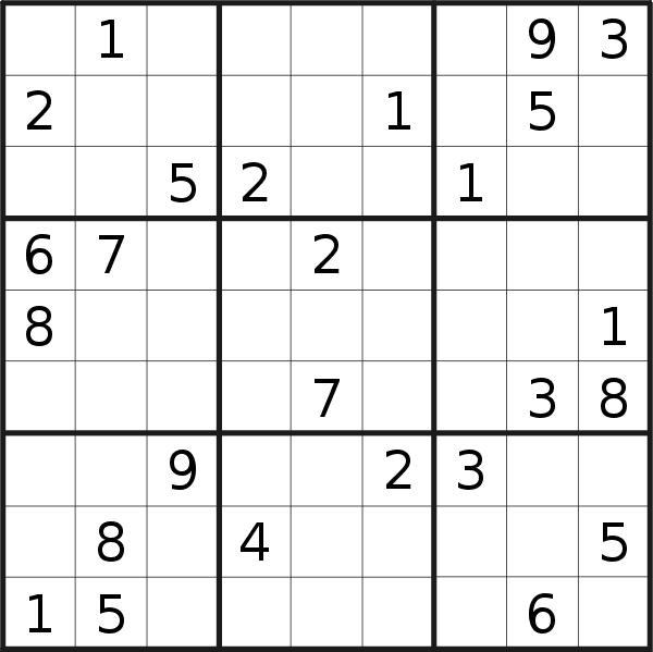 Sudoku puzzle for <br />Saturday, 30th of April 2022