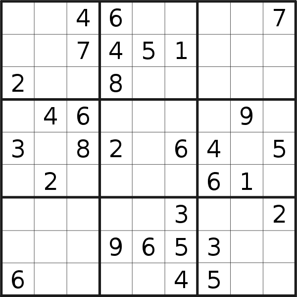 Sudoku puzzle for <br />Sunday, 8th of May 2022