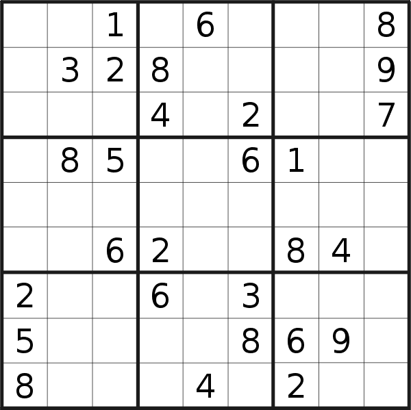 Sudoku puzzle for <br />Saturday, 25th of June 2022