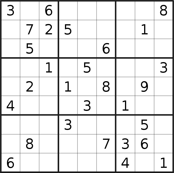 Sudoku puzzle for <br />Monday, 4th of July 2022