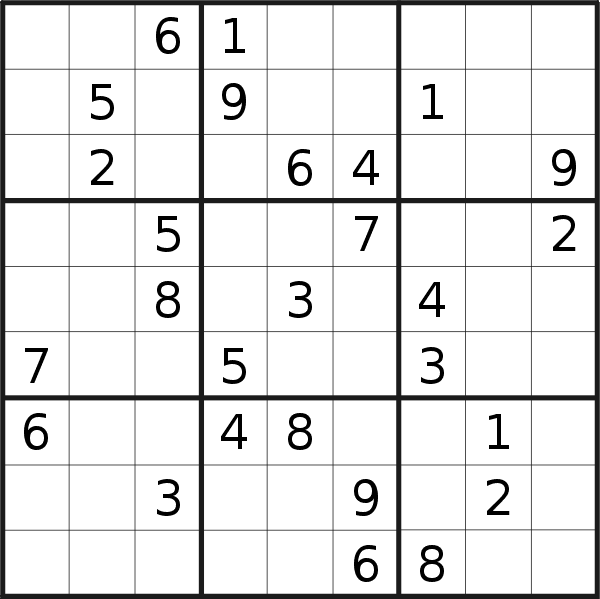 Sudoku puzzle for <br />Wednesday, 3rd of August 2022
