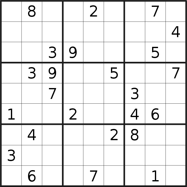Il sudoku di sabato  6 agosto 2022