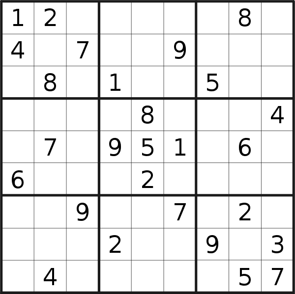 Sudoku puzzle for <br />Friday, 2nd of September 2022