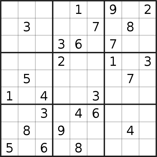 Sudoku puzzle for <br />Friday, 28th of October 2022