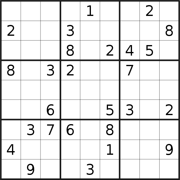 Sudoku puzzle for <br />Thursday, 17th of November 2022