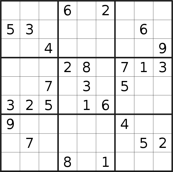 Sudoku puzzle for <br />Friday, 27th of January 2023