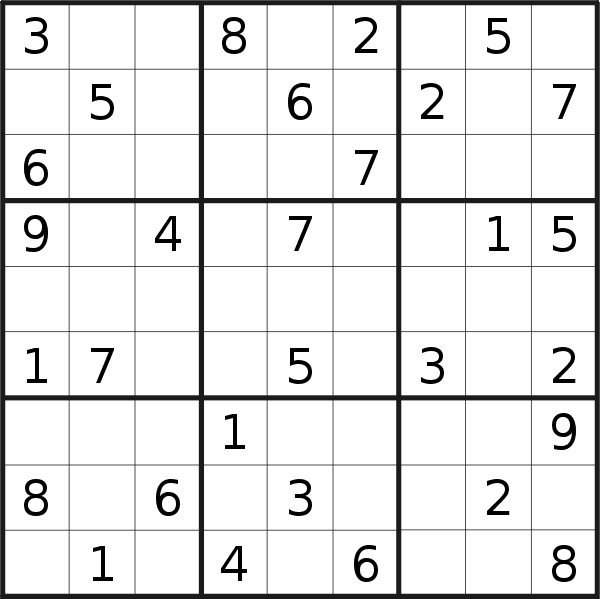 Sudoku puzzle for <br />Thursday, 2nd of February 2023