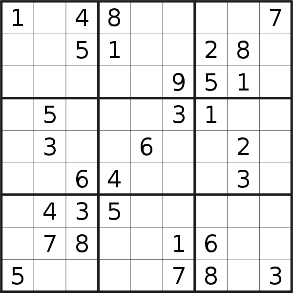 Sudoku puzzle for <br />Tuesday, 14th of March 2023