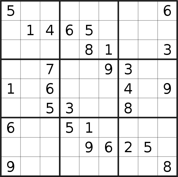 Sudoku puzzle for <br />Wednesday, 26th of July 2023