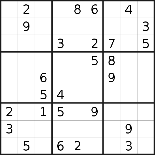 Sudoku puzzle for <br />Saturday, 12th of August 2023