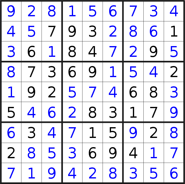 Sudoku solution for puzzle published on Tuesday, 14th of September 2021