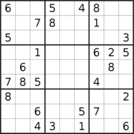 sudoku puzzle published on 2021/12/04