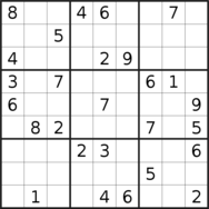 sudoku puzzle published on 2021/12/09
