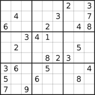 sudoku puzzle published on 2021/12/10