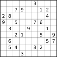 sudoku puzzle published on 2021/12/20