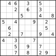 sudoku puzzle published on 2021/12/21