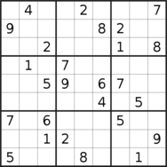 sudoku puzzle published on 2021/12/25