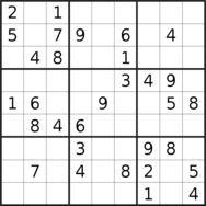 sudoku puzzle published on 2021/12/30