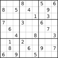 sudoku puzzle published on 2022/01/10