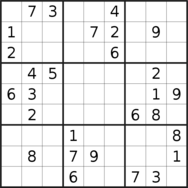 sudoku puzzle published on 2022/01/12