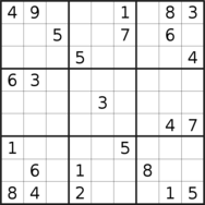 sudoku puzzle published on 2022/01/15