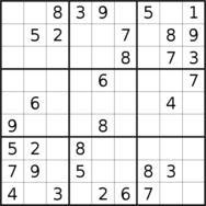 sudoku puzzle published on 2022/01/16