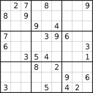 sudoku puzzle published on 2022/01/19