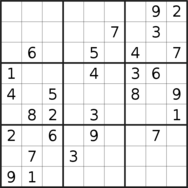 sudoku puzzle published on 2022/01/22