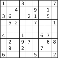sudoku puzzle published on 2022/01/26
