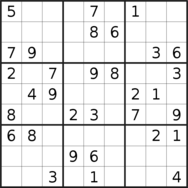 sudoku puzzle published on 2022/01/29