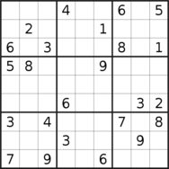 sudoku puzzle published on 2022/03/26