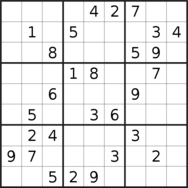 sudoku puzzle published on 2022/04/28