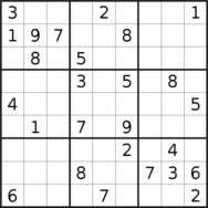 sudoku puzzle published on 2022/05/07
