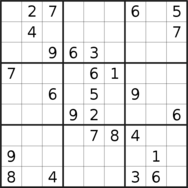 sudoku puzzle published on 2022/05/19