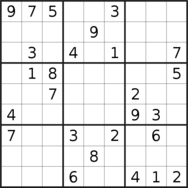 sudoku puzzle published on 2022/05/20