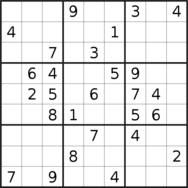 sudoku puzzle published on 2022/06/06