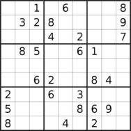 sudoku puzzle published on 2022/06/25