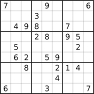 sudoku puzzle published on 2022/06/30