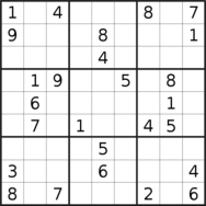 sudoku puzzle published on 2022/09/12